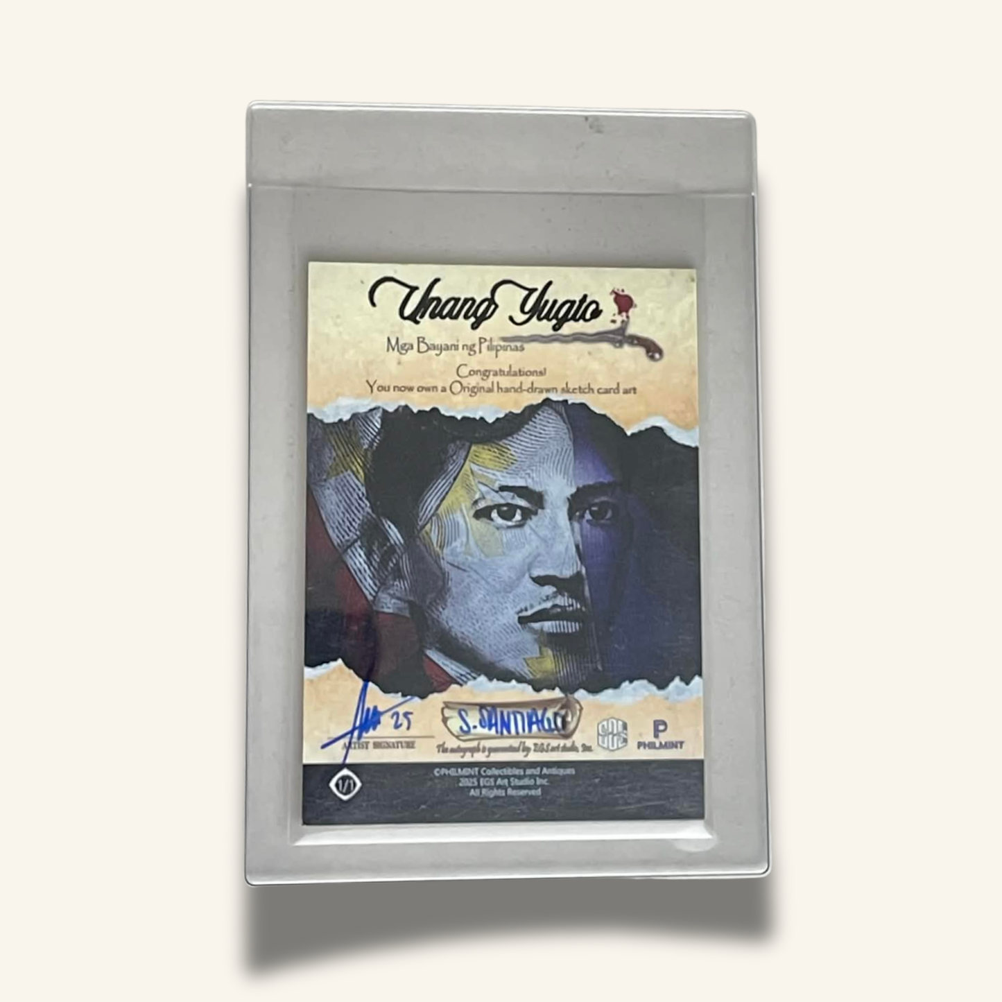 1/1 Premium Sketch Card. "The Rise of Katipunan"