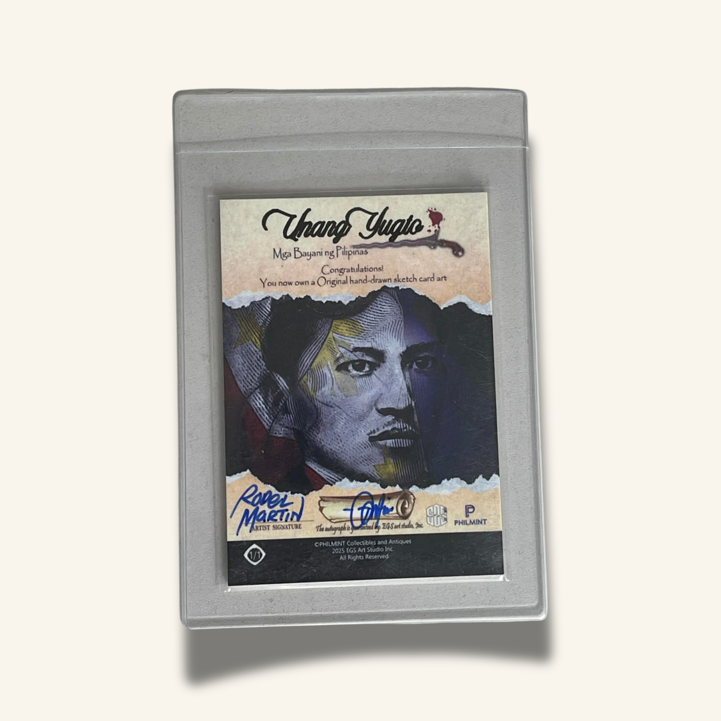 1/1 Premium Sketch Card. " Tough Revolution"