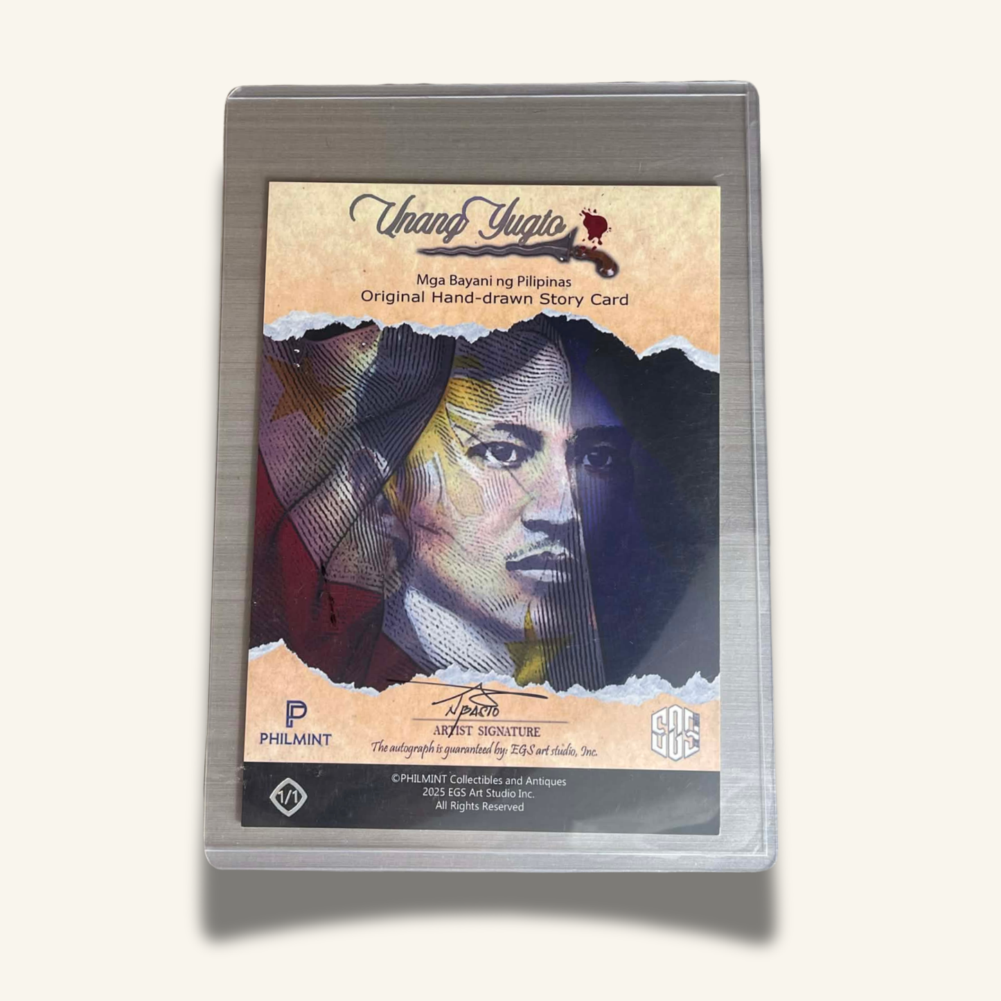 1/1 (5x7) Base Card. Gabriela Silang