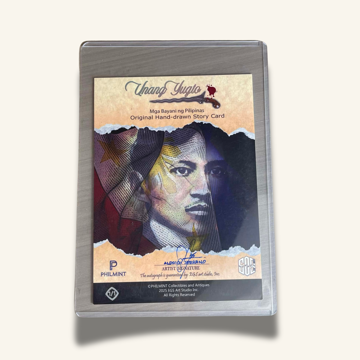 1/1 (5x7) Base Card. "Arrest and Exile"