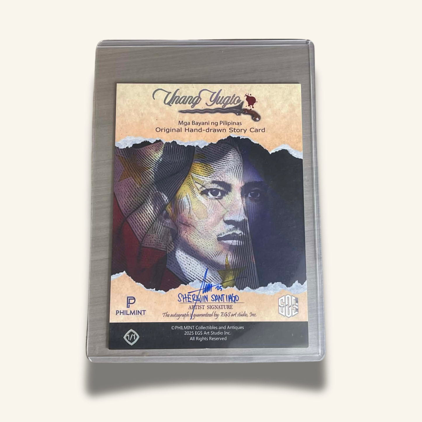 1/1 (5x7) Base Card. "Sultan Surfer"