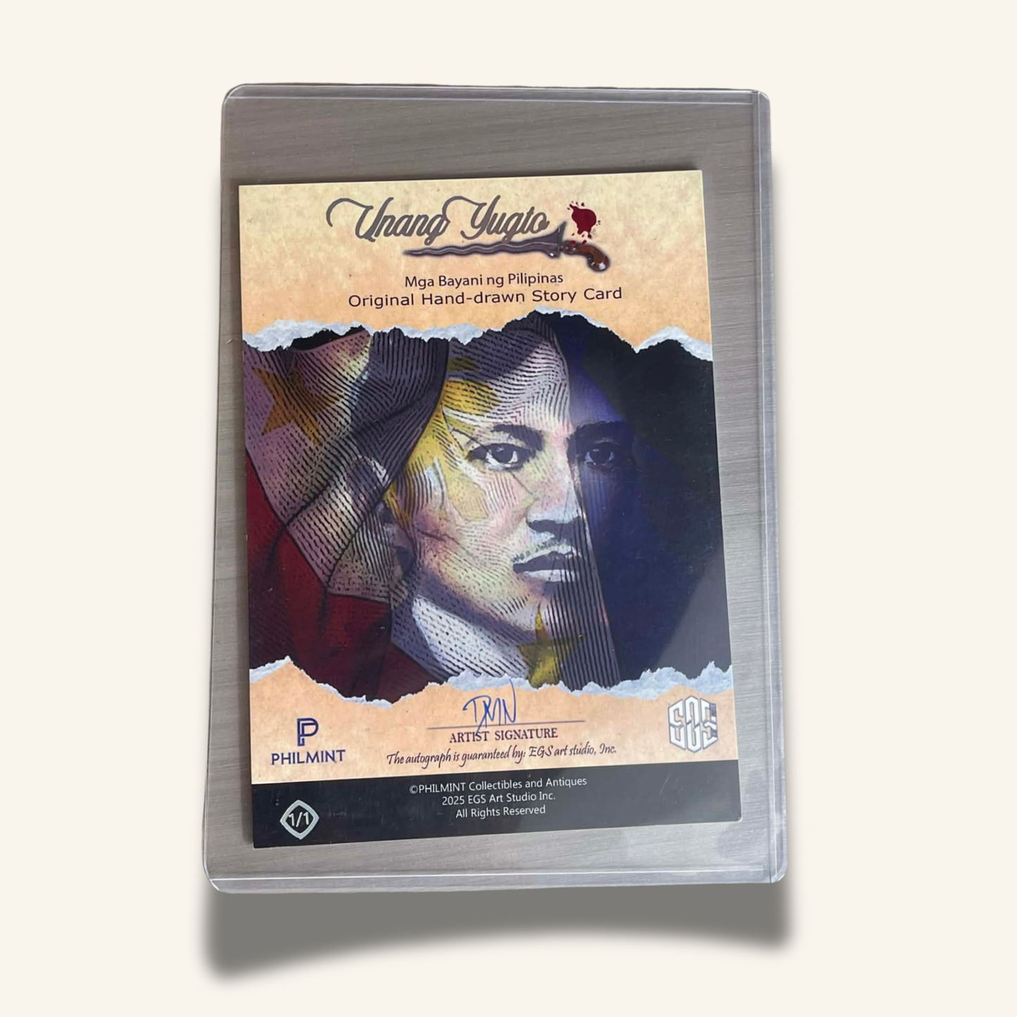 1/1 (5x7) Base Card. Douglas MacArthur