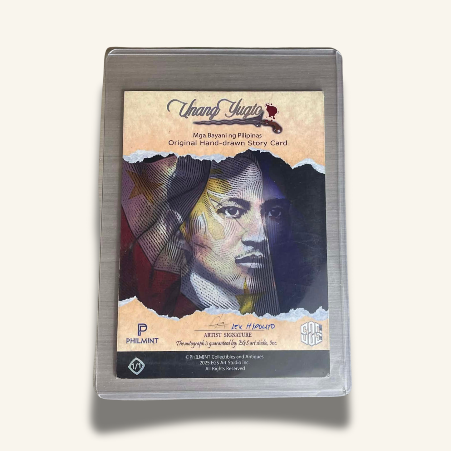 1/1 (5x7) Base Card. "Aguinaldo's Chief Adviser"