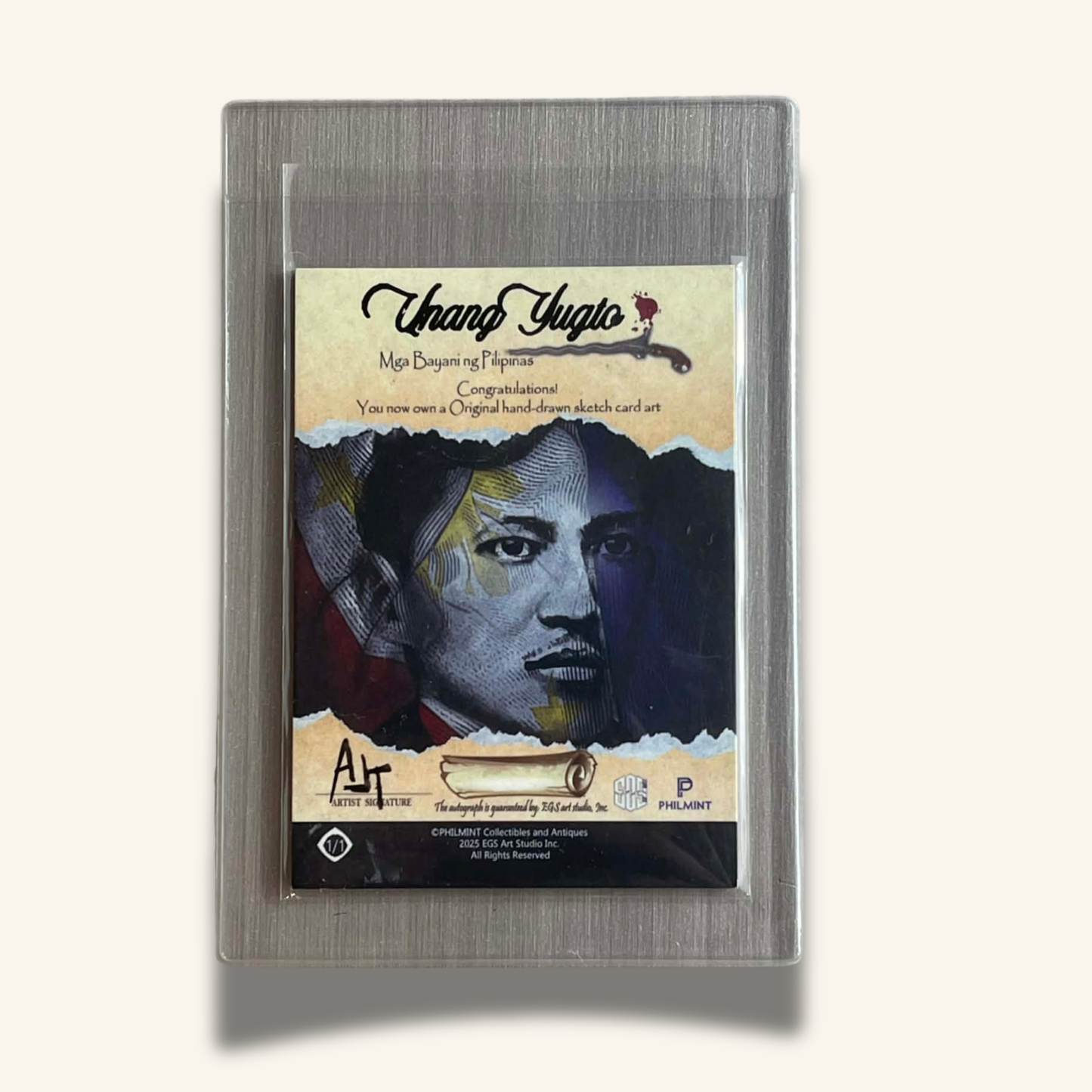 1/1 Premium Sketch Card. "Prepared for War in Mactan"