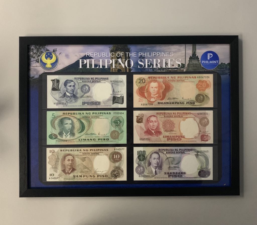 Rookie Collection Frame Set - Pilipino Banknotes