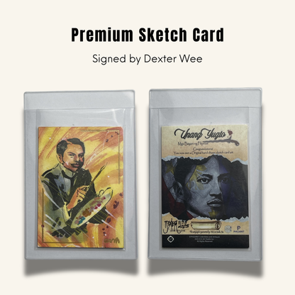 1/1 Premium Sketch Card. Singed by Dexter Wee