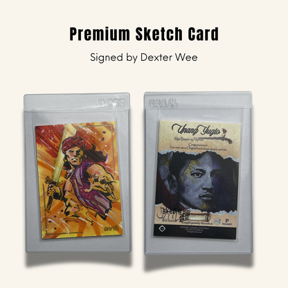 1/1 Premium Sketch Card. Singed by Dexter Wee