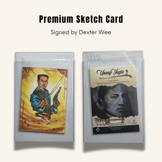 1/1 Premium Sketch Card. Singed by Dexter Wee