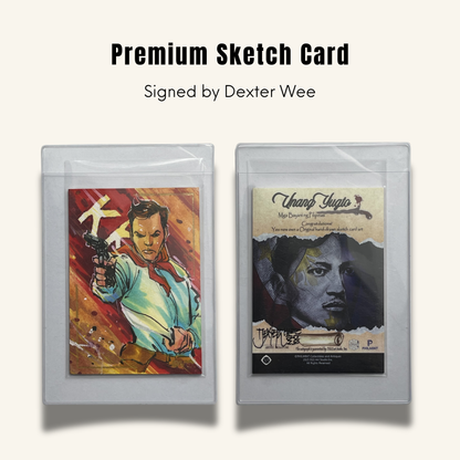 1/1 Premium Sketch Card. Singed by Dexter Wee