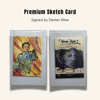 1/1 Premium Sketch Card. Singed by Dexter Wee