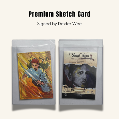 1/1 Premium Sketch Card. Singed by Dexter Wee