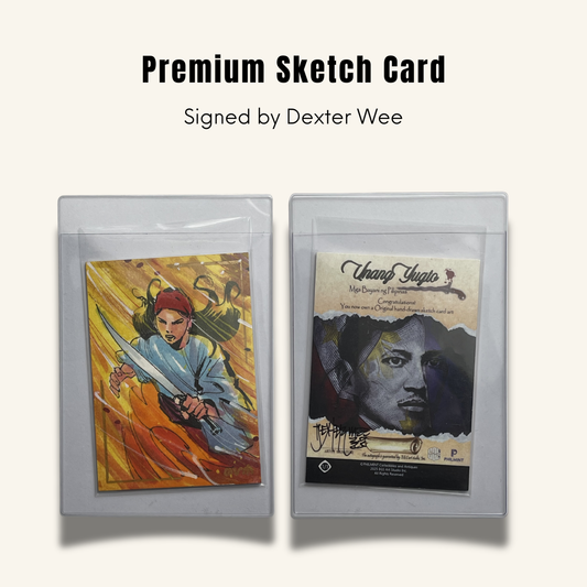 1/1 Premium Sketch Card. Singed by Dexter Wee