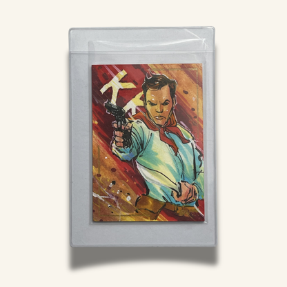 1/1 Premium Sketch Card. Singed by Dexter Wee