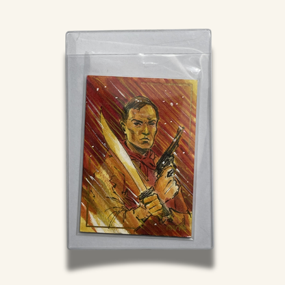 1/1 Premium Sketch Card. Singed by Dexter Wee