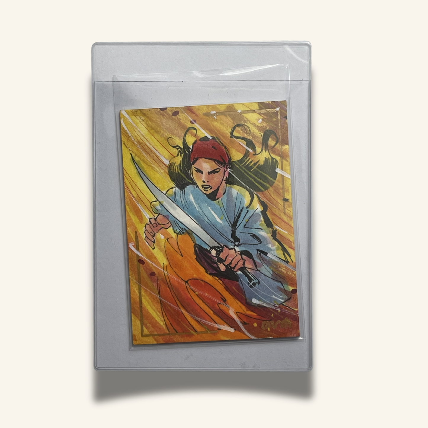 1/1 Premium Sketch Card. Singed by Dexter Wee
