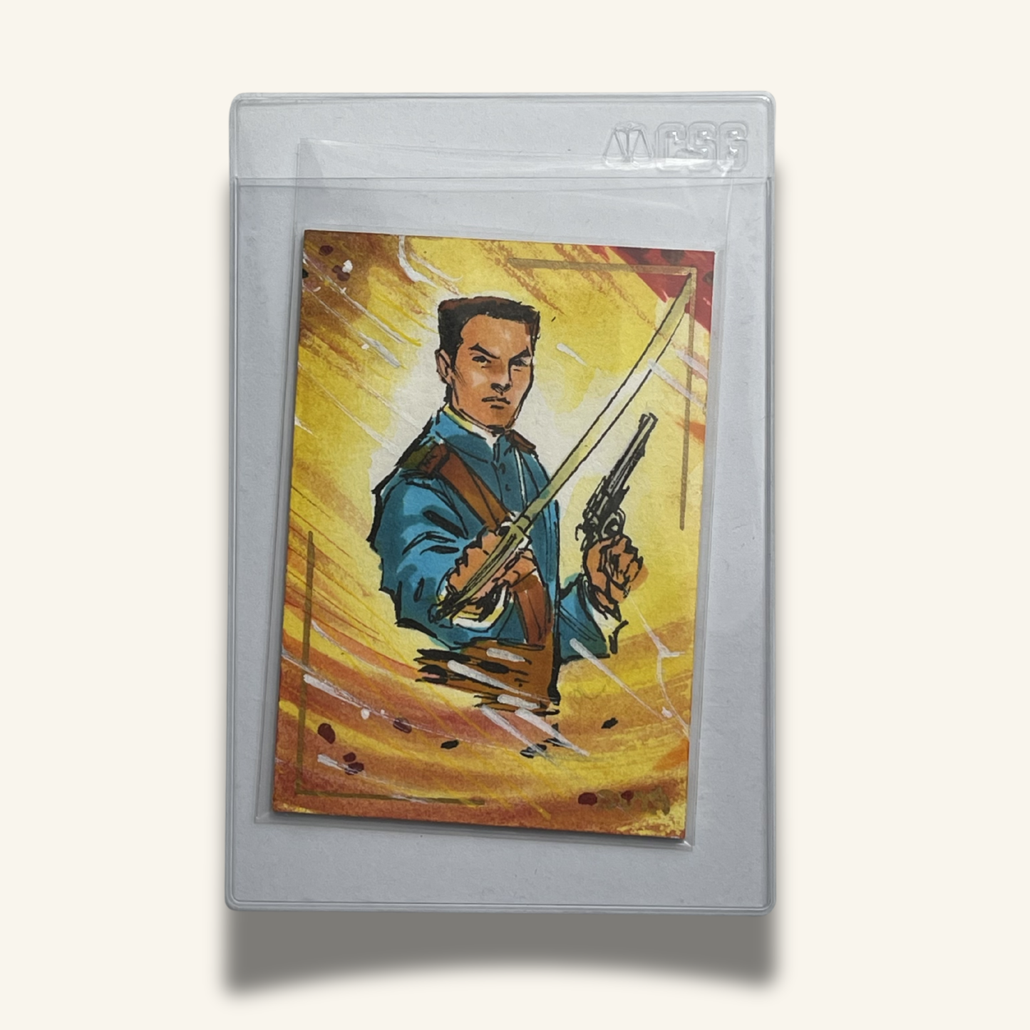 1/1 Premium Sketch Card. Singed by Dexter Wee