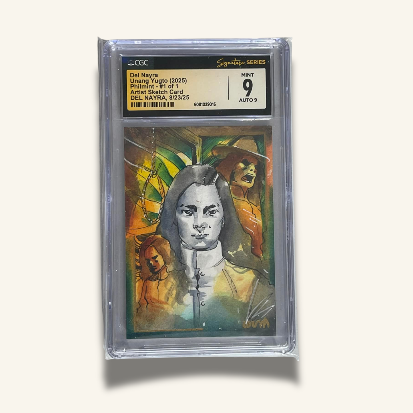 1/1 Premium CGC Graded Sketch Card. "Gabriela Silang"
