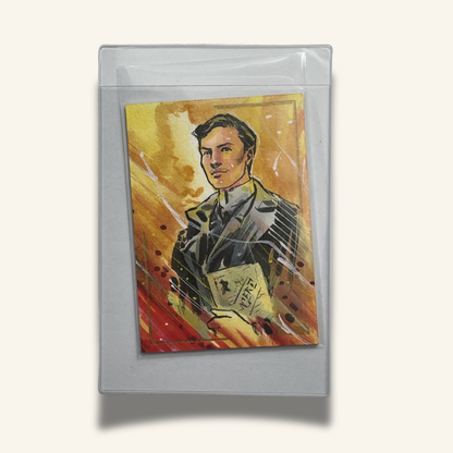 1/1 Premium Sketch Card. Singed by Dexter Wee