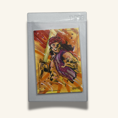 1/1 Premium Sketch Card. Singed by Dexter Wee