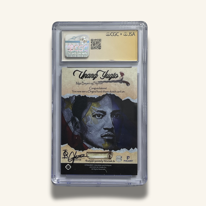 1/1 Premium CGC Graded Sketch Card. Tinyente Jose Ponciano 2