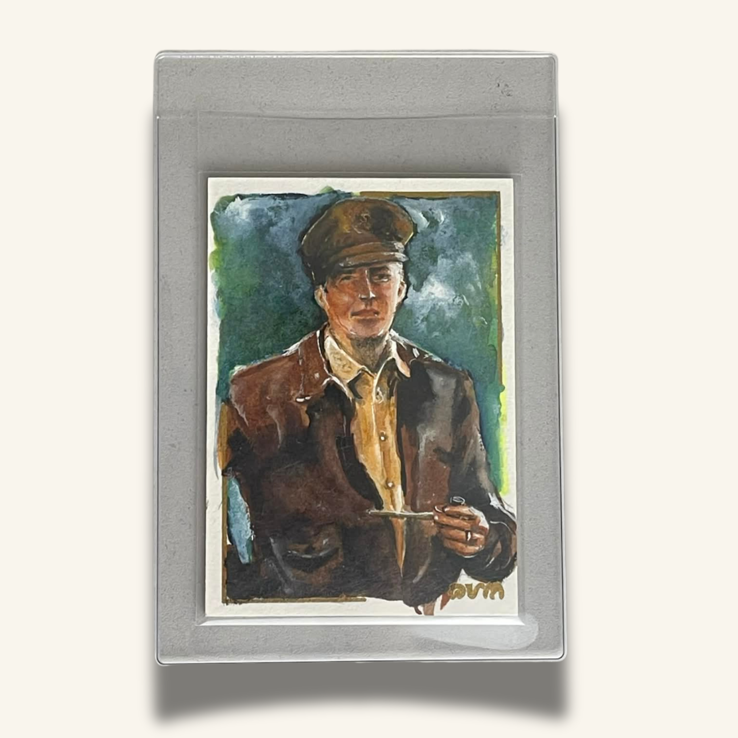 1/1 Premium Sketch Card. Douglas MacArthur