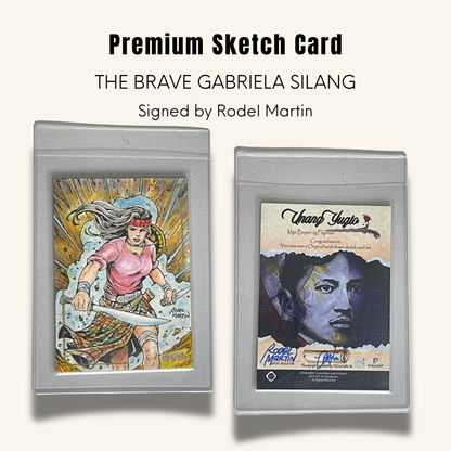 1/1 Premium Sketch Card. " The Brave Gabriela Silang"