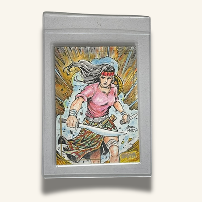 1/1 Premium Sketch Card. " The Brave Gabriela Silang"