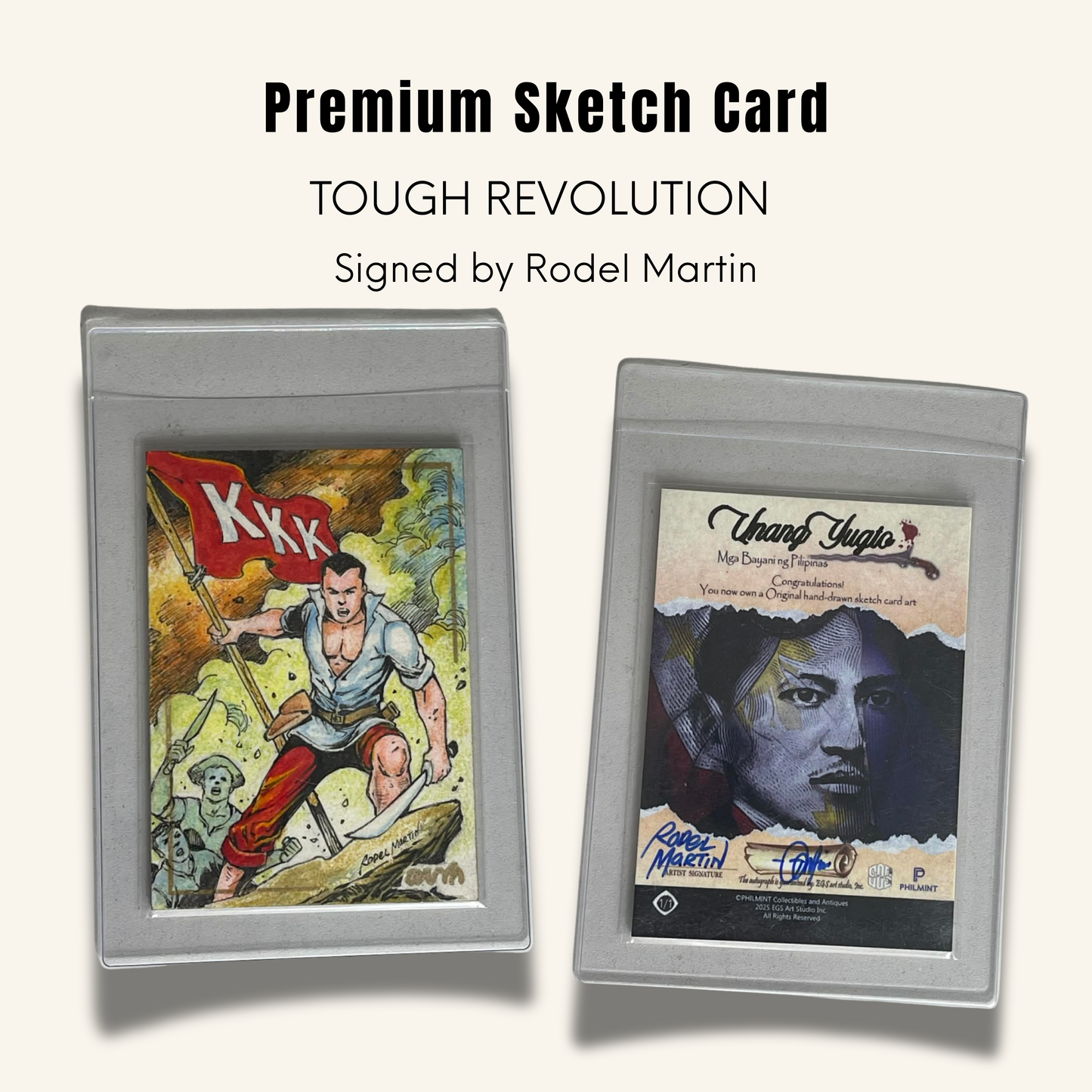 1/1 Premium Sketch Card. " Tough Revolution"