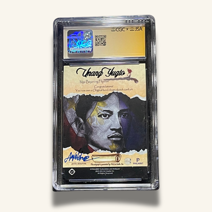 1/1 Premium CGC Graded Sketch Card. Signed by Michael Velchez