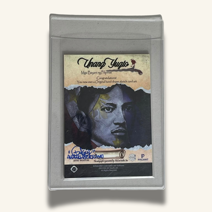 1/1 Premium Sketch Card. "Facing Lapu-Lapu"
