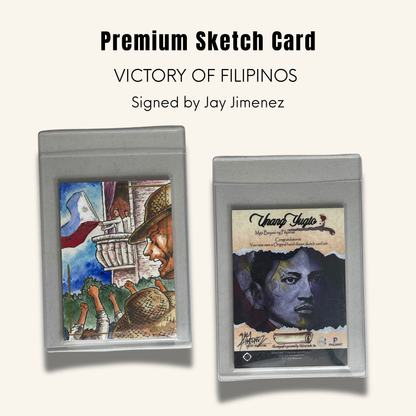1/1 Premium Sketch Card. "Victory of Filipinos"