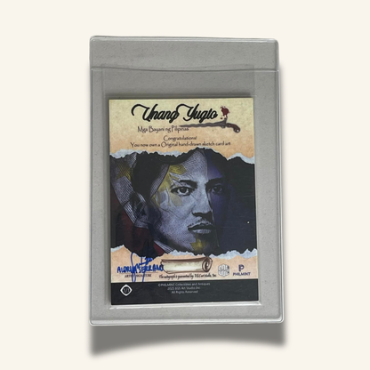 1/1 Premium Sketch Card. Gregorio del Pilar