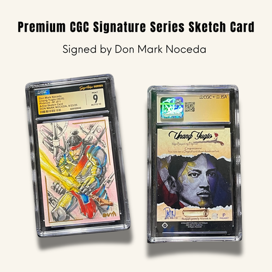 1/1 Premium CGC Graded Sketch Card. Signed by Don Mark Noceda