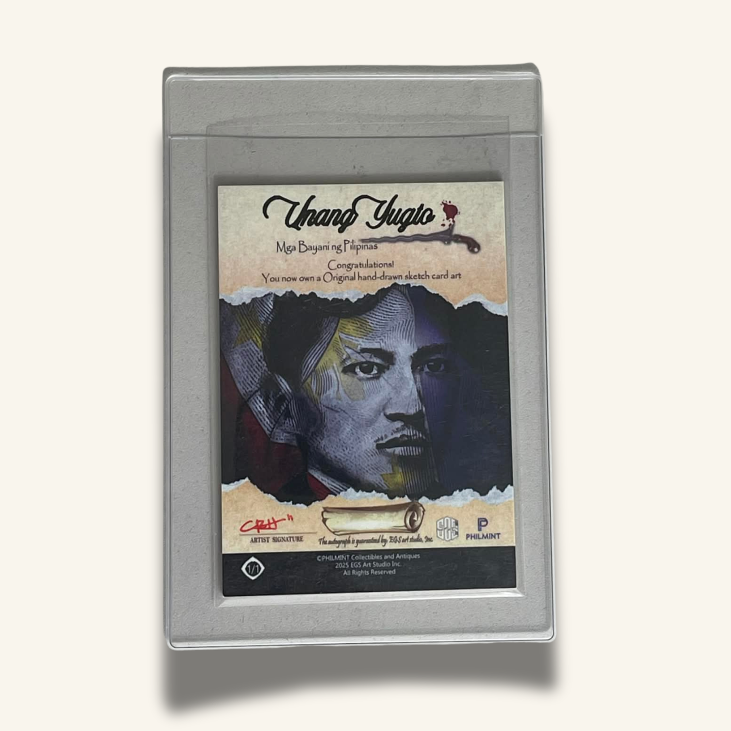 1/1 Premium Sketch Card. ""Mighty Lapu-Lapu"