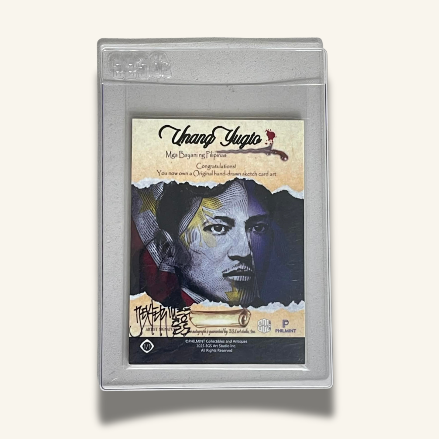 1/1 Premium Sketch Card. "Fearless"