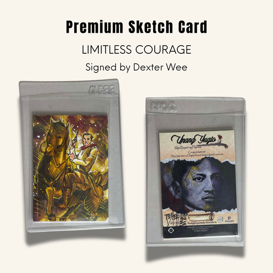 1/1 Premium Sketch Card. "Limitless Courage"