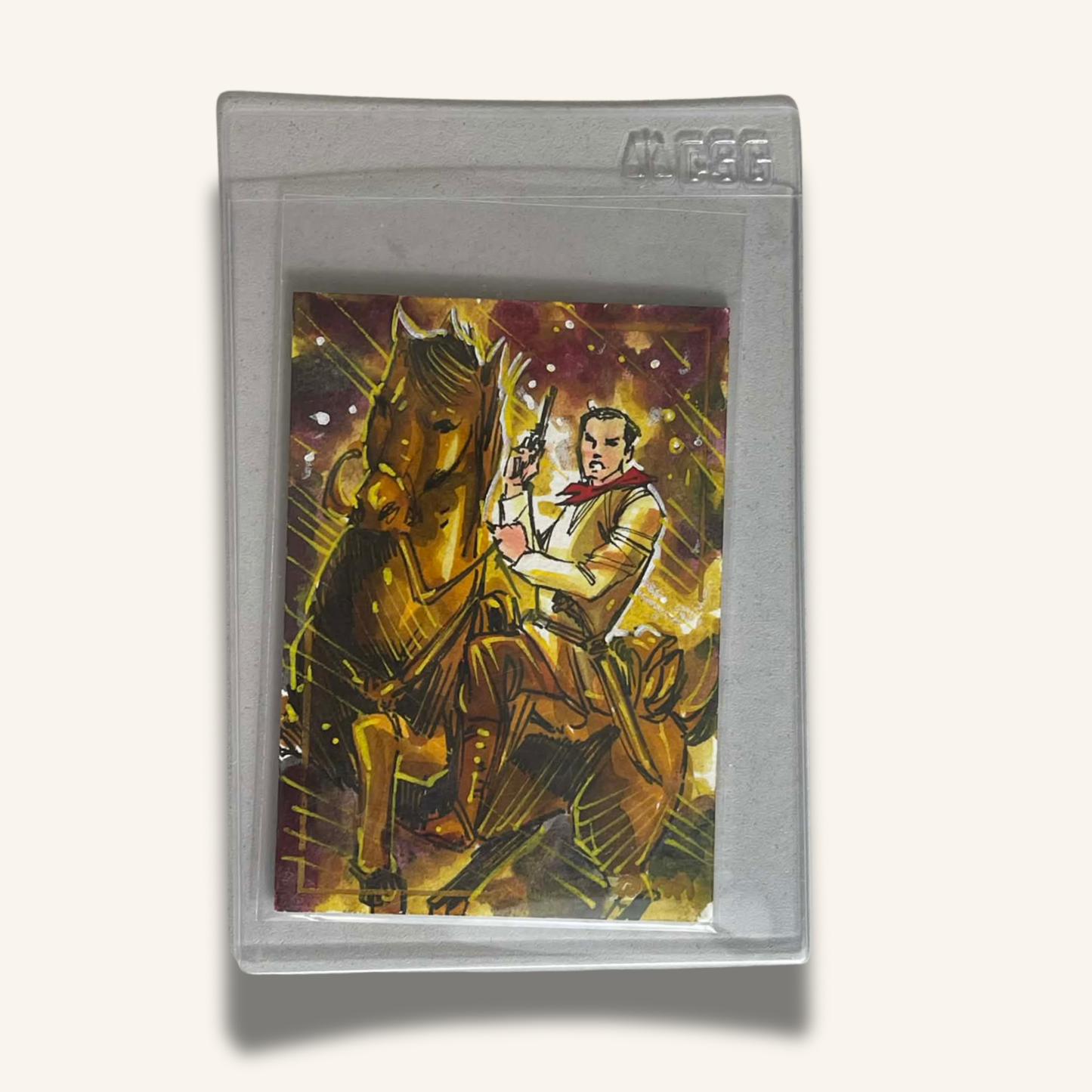 1/1 Premium Sketch Card. "Limitless Courage"