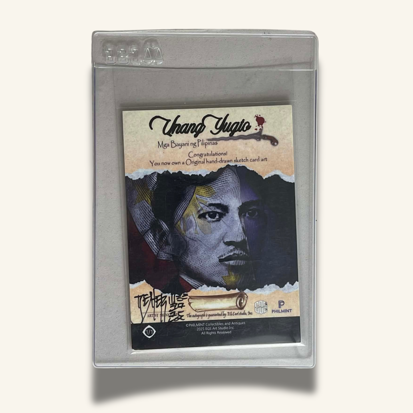 1/1 Premium Sketch Card. "Limitless Courage"