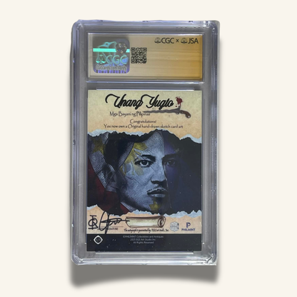 1/1 Premium CGC Graded Sketch Card. Tinyente Jose Ponciano 3