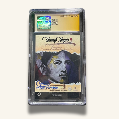 1/1 Premium CGC Graded Sketch Card. Signed by Varon Moreno