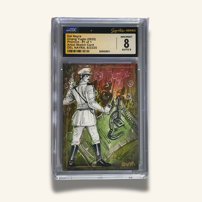 1/1 Premium CGC Graded Sketch Card. Antonio Luna