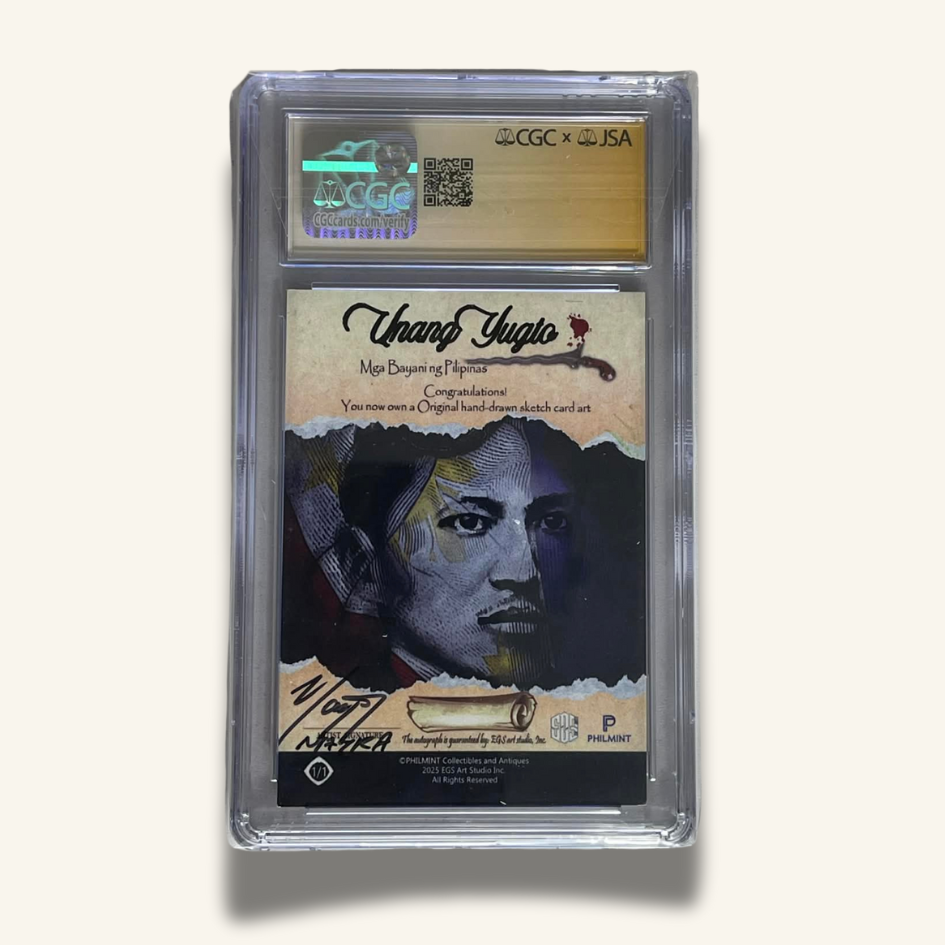 1/1 Premium CGC Graded Sketch Card. Antonio Luna