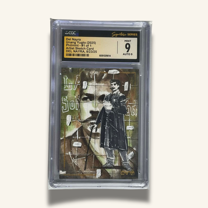 1/1 Premium CGC Graded Sketch Card. Marcelo H. del Pilar