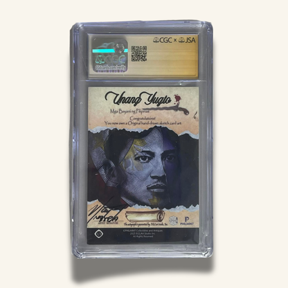 1/1 Premium CGC Graded Sketch Card. Juan Luna