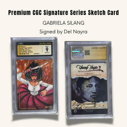 1/1 Premium CGC Graded Sketch Card. Gabriela Silang