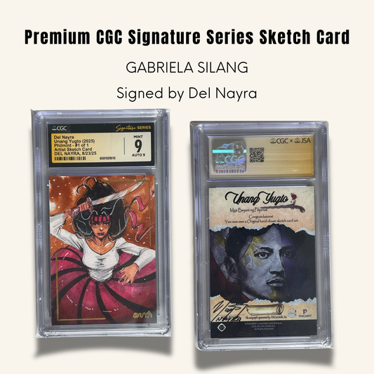 1/1 Premium CGC Graded Sketch Card. Gabriela Silang