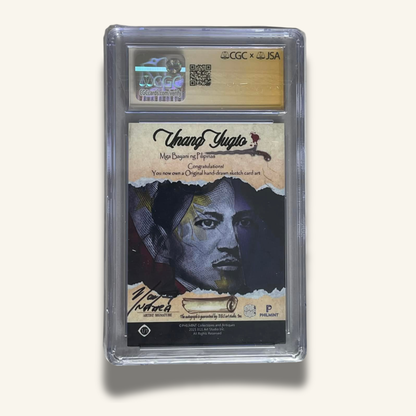 1/1 Premium CGC Graded Sketch Card. Marcelo H. del Pilar