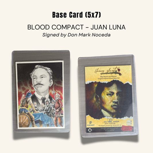 1/1 (5x7) Base Card. "Blood Compact"