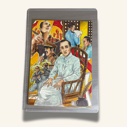 1/1 (5x7) Base Card. "Profound Struggle"