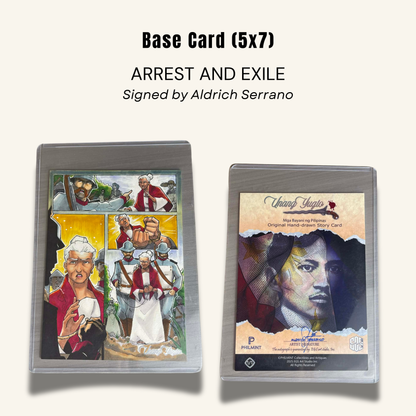 1/1 (5x7) Base Card. "Arrest and Exile"